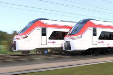 Deux trains qui avancent