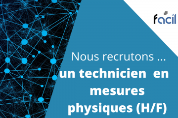 Offre d'emploi : nous recrutons un technicien en mesures physiques (homme/femme)