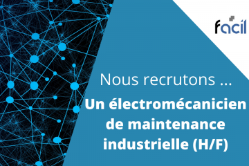 Offre d'emploi : nous recrutons un électromécanicien de maintenance industrielle (Homme/Femme)