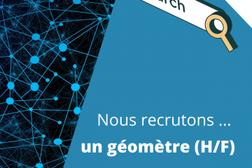 Offre d'emploi : nous recrutons un géomètre (Homme/Femme)