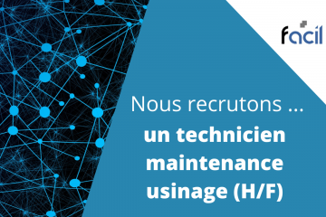 Offre d'emploi : nous recrutons un technicien maintenance usinage (Homme/Femme)